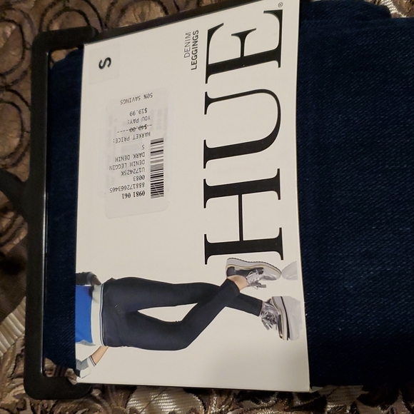 Hue - Dark Blue Denim Leggings - 2-Pair bundle 🥳 - Picture 2 of 5